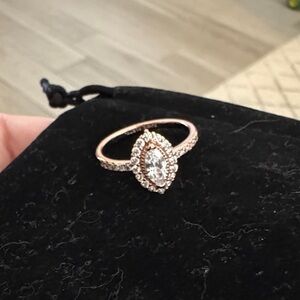 Bomb Party rose gold “Back for You” ring